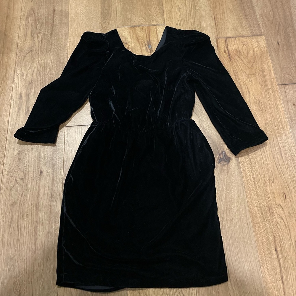 Frank And Oak velvet dress